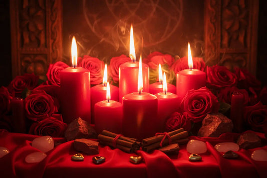 Red Candle Magic: Love, Lust & Strength Spells - Nicole's ritual universe