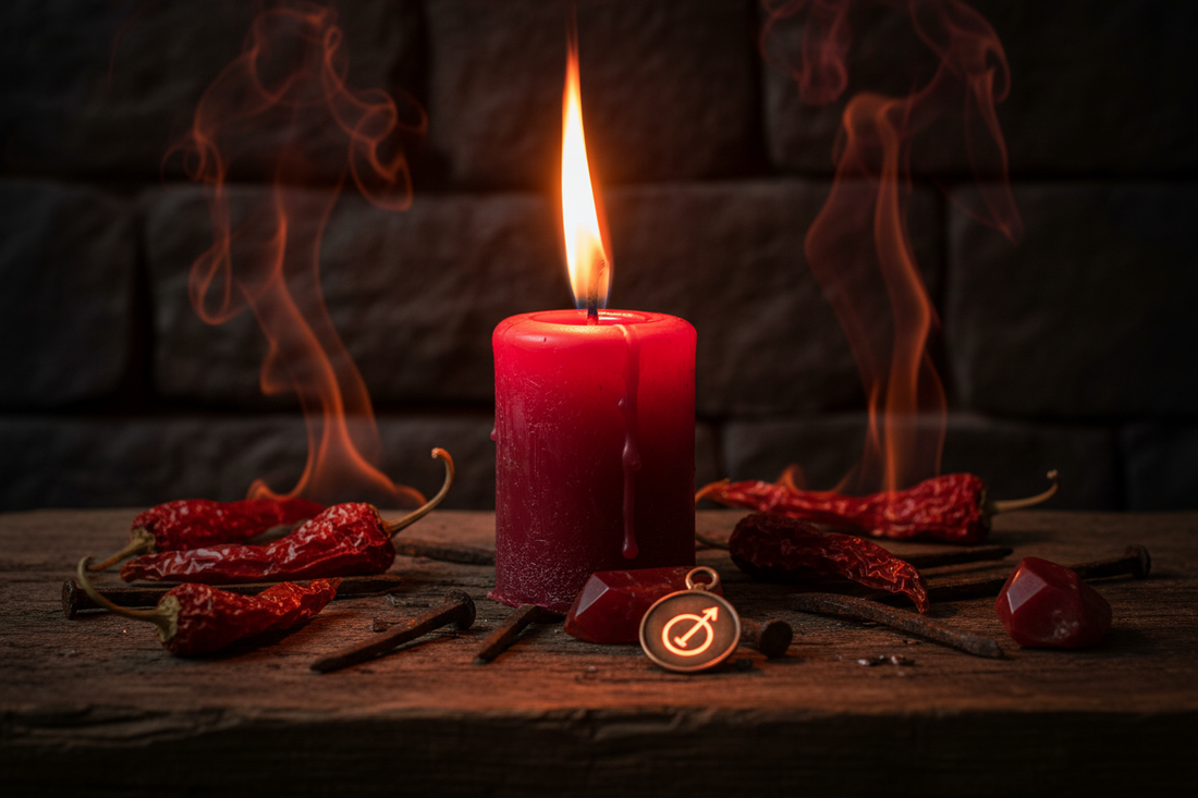 Red Candle & Mars Magic: Harnessing the Planet of Power and Courage