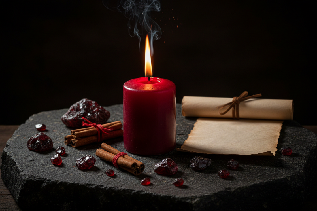 Red Candle Spells for Strength and Overcoming Obstacles