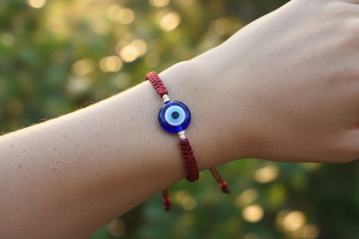 Evil Eye + Red String Bracelet