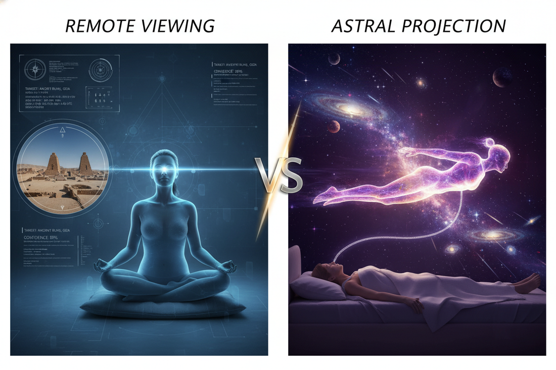 Remote Viewing vs Astral Projection: Which Consciousness Travel is Right for You? - Nicole's ritual universe