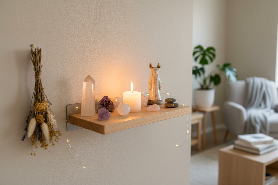 Renter-Friendly Altar: No Holes, No Traces, Full Magic in Small Spaces