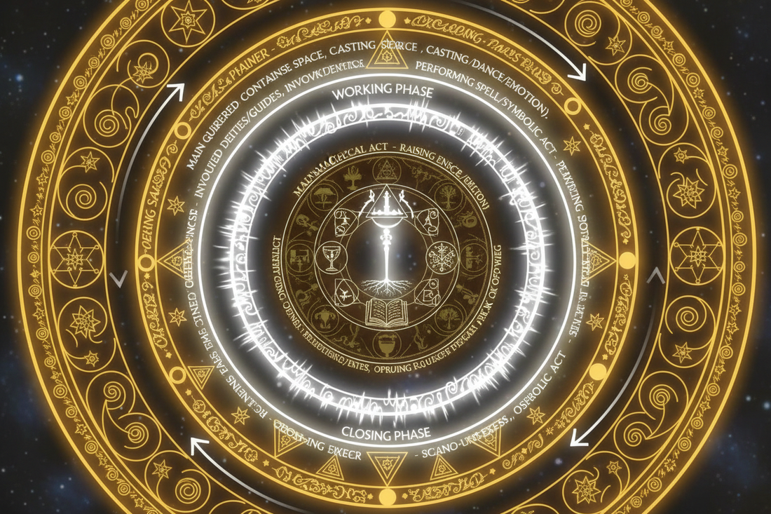 Ritual Structure: Opening, Working, Closing - Nicole's ritual universe