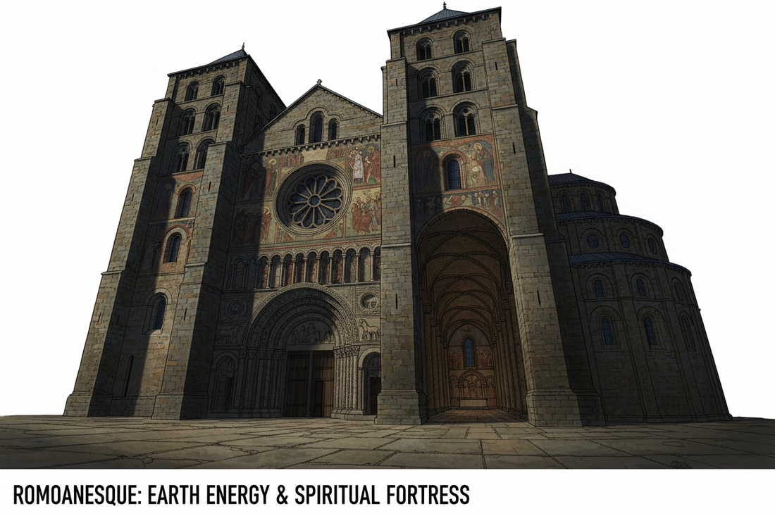 Romanesque Churches: Thick Walls, Round Arches, and Earth Energy - Grounded Spirituality in Stone Fortresses - Nicole's ritual universe