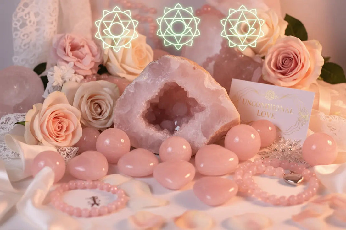 Rose Quartz: The Stone of Unconditional Love - Complete Guide - Nicole's ritual universe