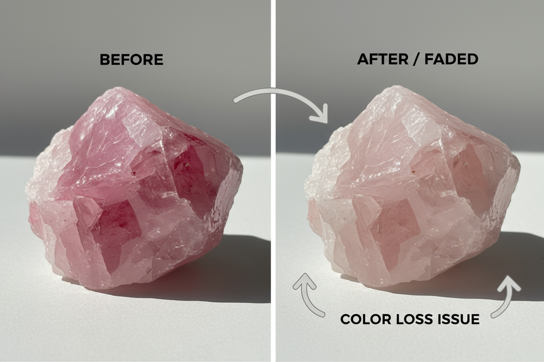 Rose Quartz Turned White: What It Means & What to Do