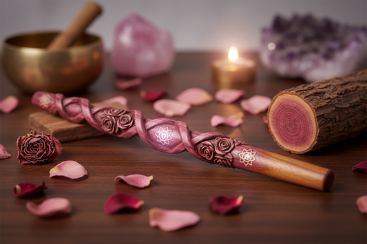 Rosewood Wand: Magical Properties, Heart Chakra Magic & the Wood of Unconditional Love