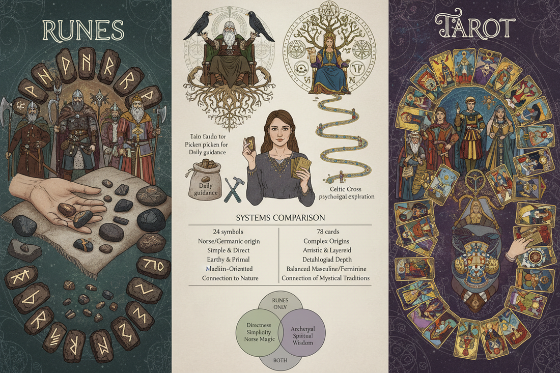 Rune vs Tarot: Which Divination System? - Nicole's ritual universe