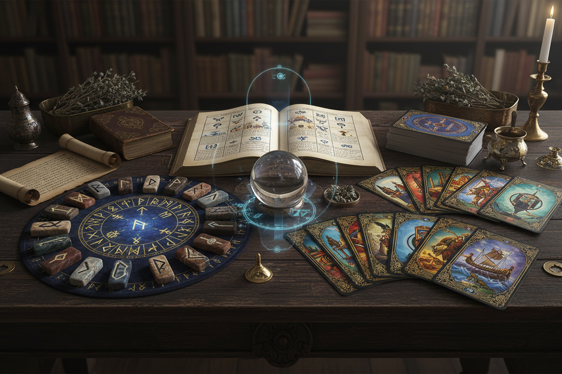 Runes vs Tarot: Divination Comparison