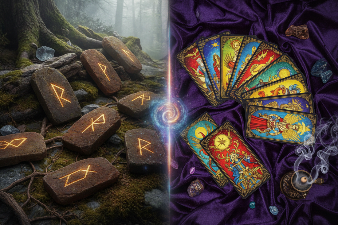 Runes vs Tarot: Which Divination Tool? - Nicole's ritual universe