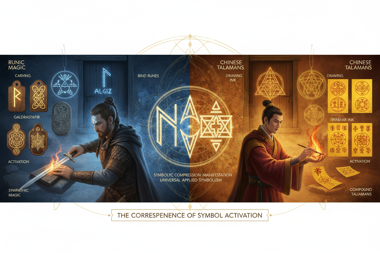 Magic Runic Science Runic Magic ↔ Talismanic Use | Applied Symbol Power – Nicole's ritual ...