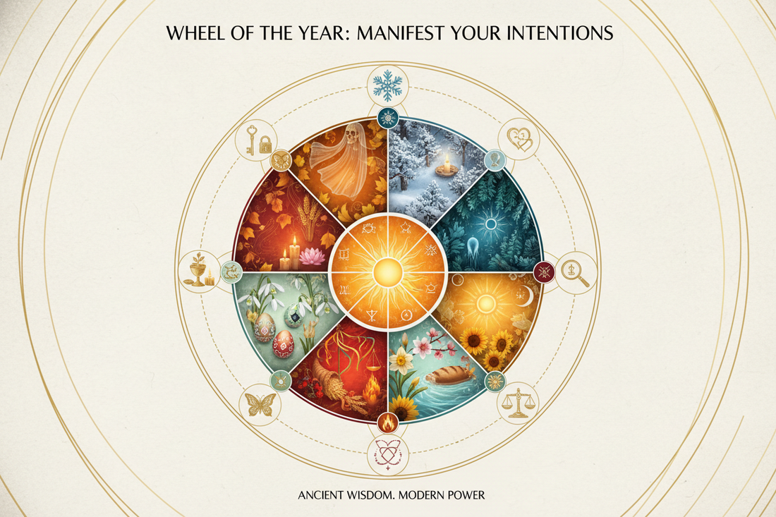 Sabbat Manifestation Wheel: Aligning with the 8 Sacred Seasons - Nicole's ritual universe