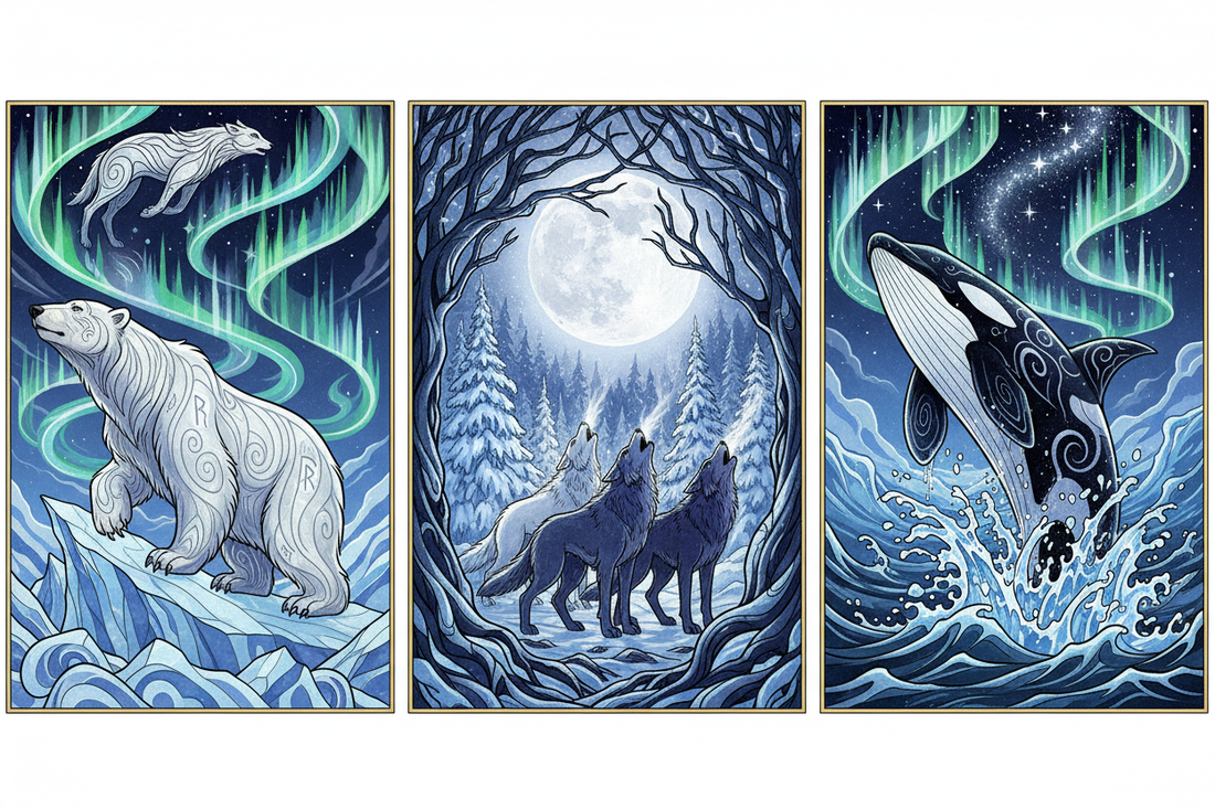 Sacred Animals of the Arctic — Bear, Wolf, and Whale in Circumpolar Traditions