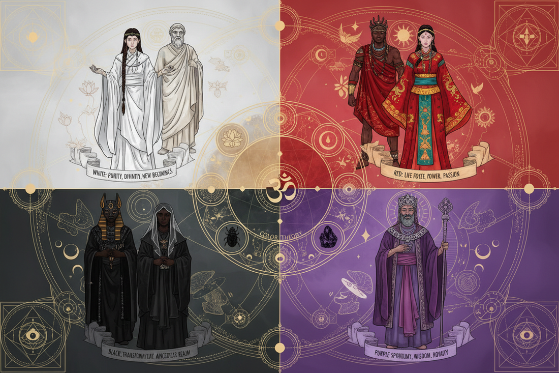 Sacred Color Symbolism: White, Red, Black, Purple Across Cultures ...