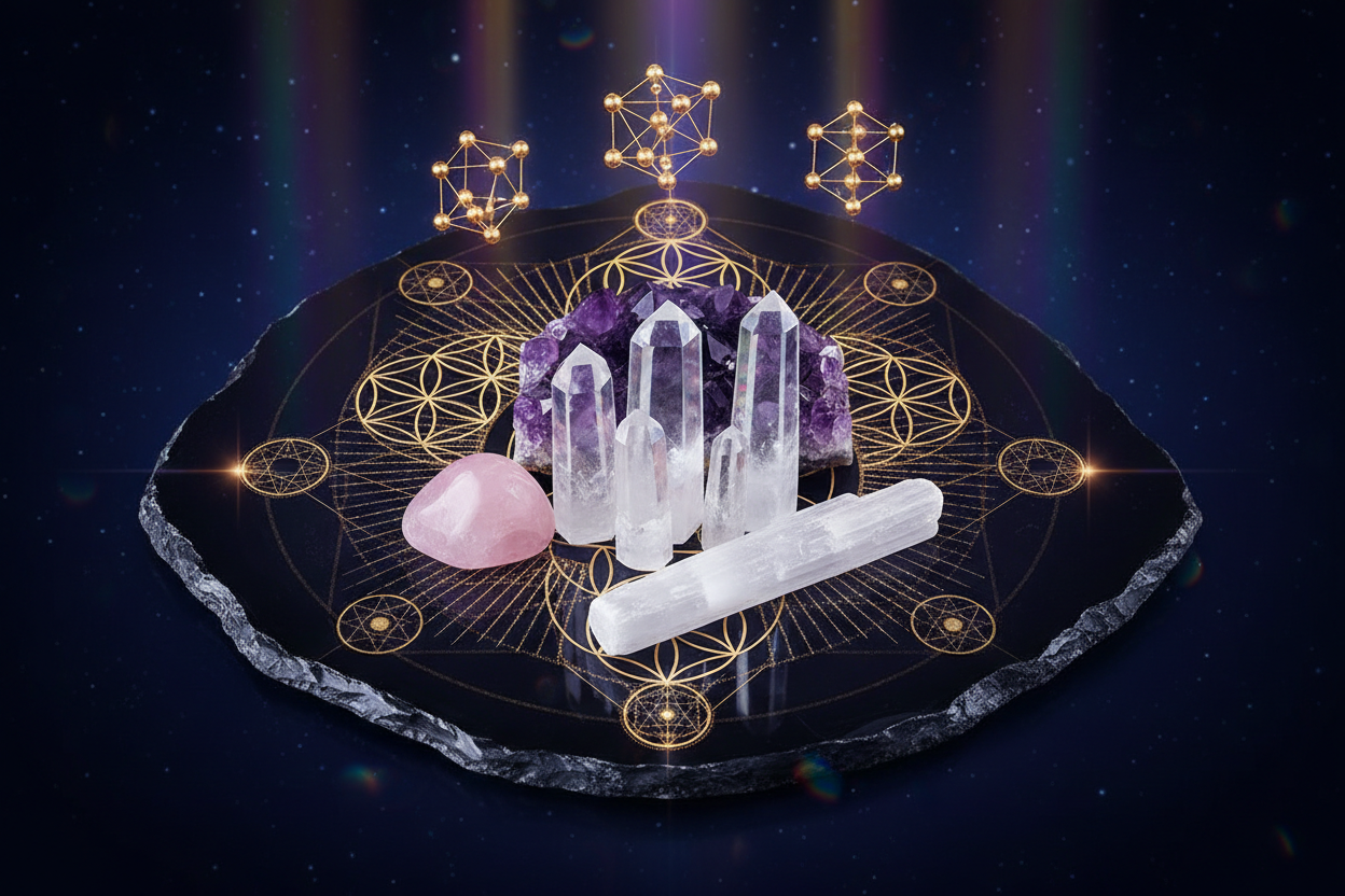 Sacred Geometry and Crystals: The Complete Guide to Crystal Lattices ...