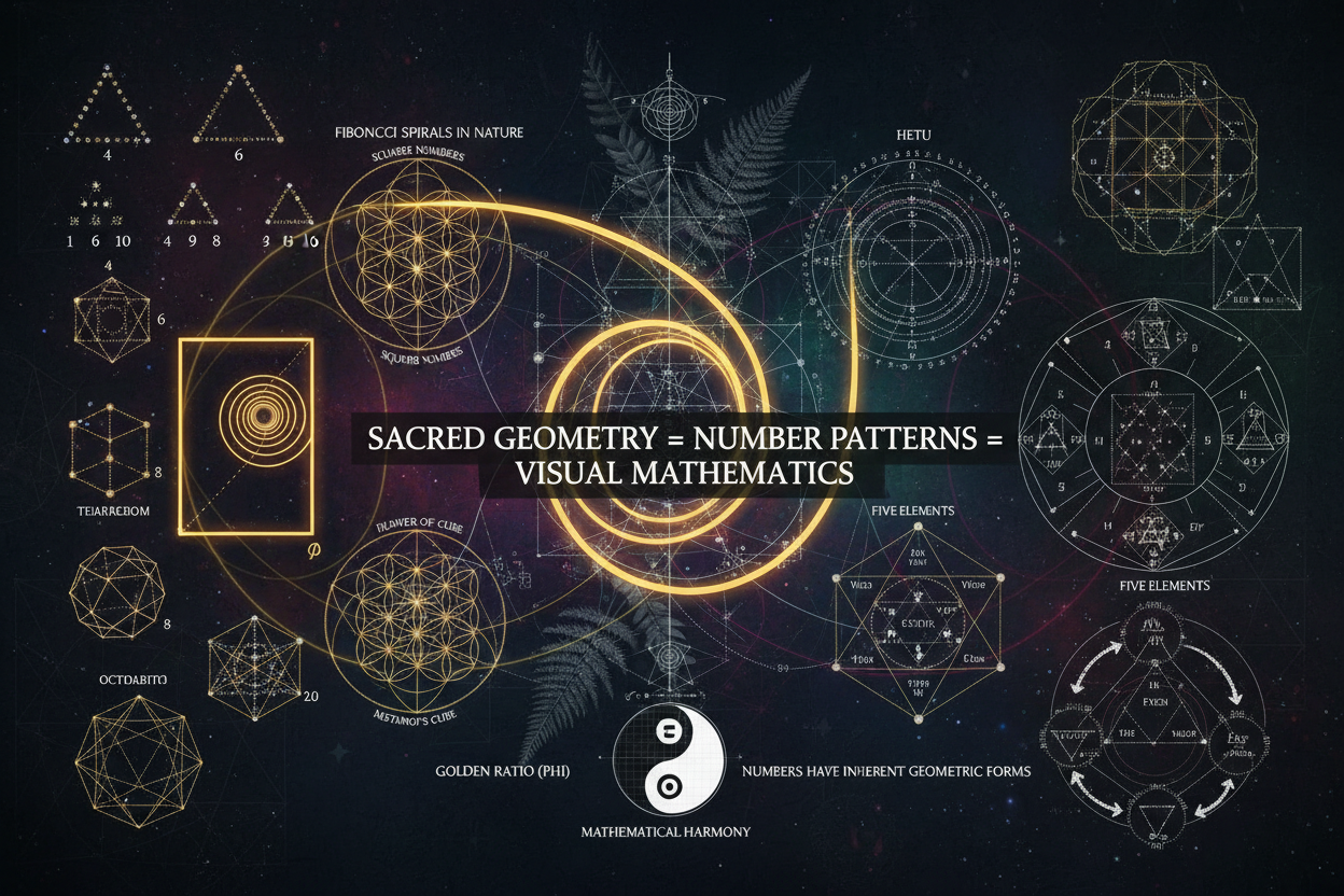 Geometry Mathematic Patterns Sacred Geometry ↔ Number Patterns | Visual Mathematics – Nicole's ...