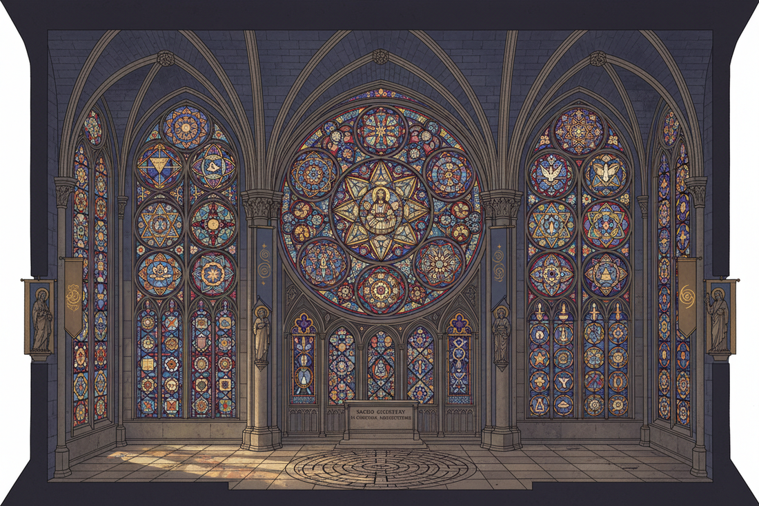Sacred Geometry Gothic Cathedrals Christian Symbolism - Nicole's ritual universe