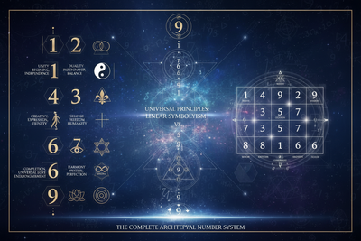 The Sacred Numbers: 1-9 ↔ Luoshu Grid