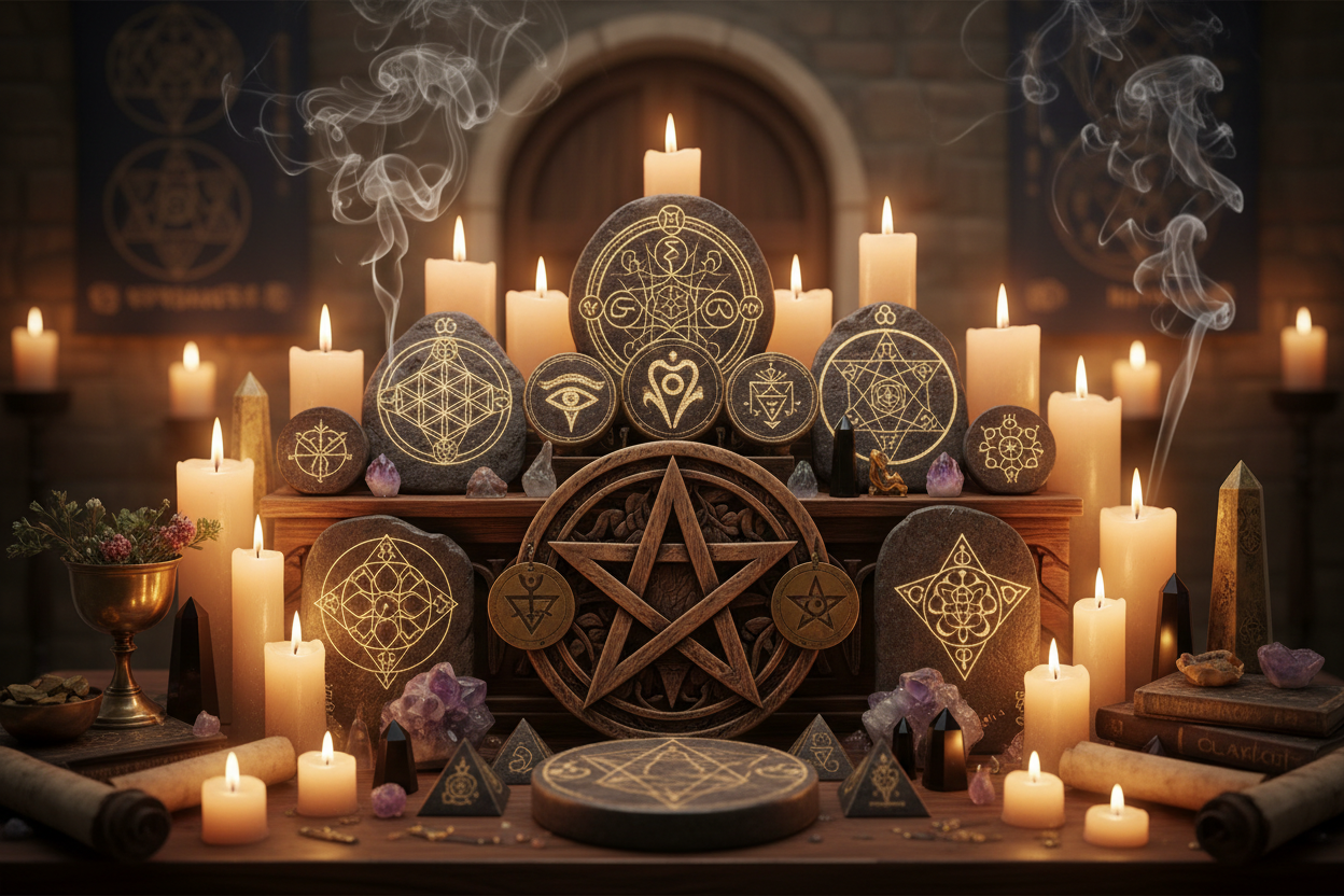 Sacred Symbols: Pentacles and Sigils - Complete Guide – Nicole's ritual ...