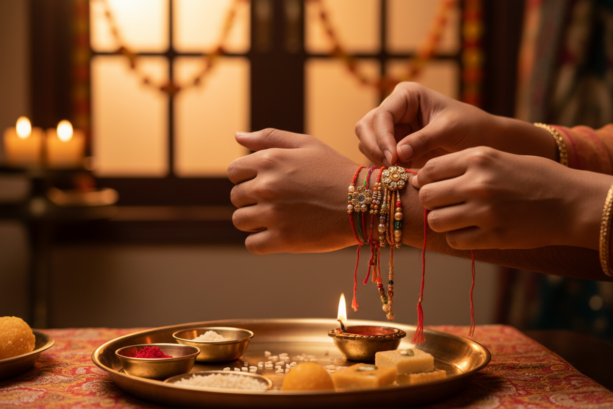 Raksha Bandhan Rituals: Thread Tying and Protection Ceremonies ...