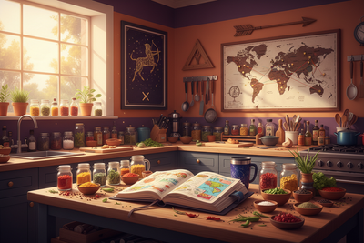 Sagittarius Chef: Cooking with Global Flavors, Adventurous Palate, and Expansive Culinary Vision