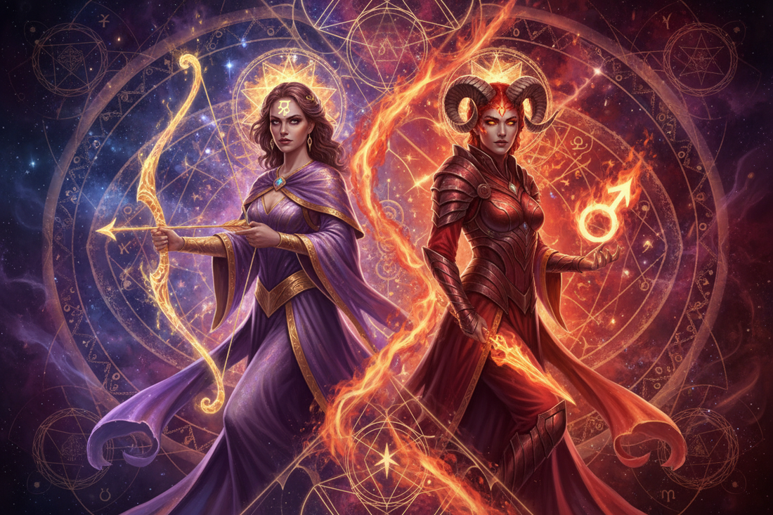 Sagittarius Mother with Aries Daughter: When the Archer Meets the Warrior Nicole's ritual universe