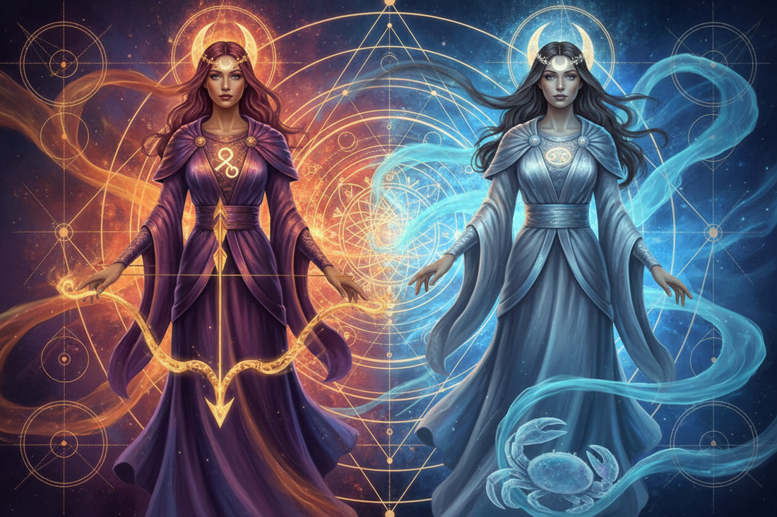 Sagittarius Mother with Cancer Daughter: When the Archer Meets the Moon Nicole's ritual universe