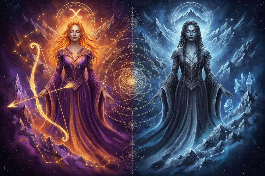 Sagittarius Mother with Capricorn Daughter: When the Archer Meets the Mountain Nicole's ritual universe