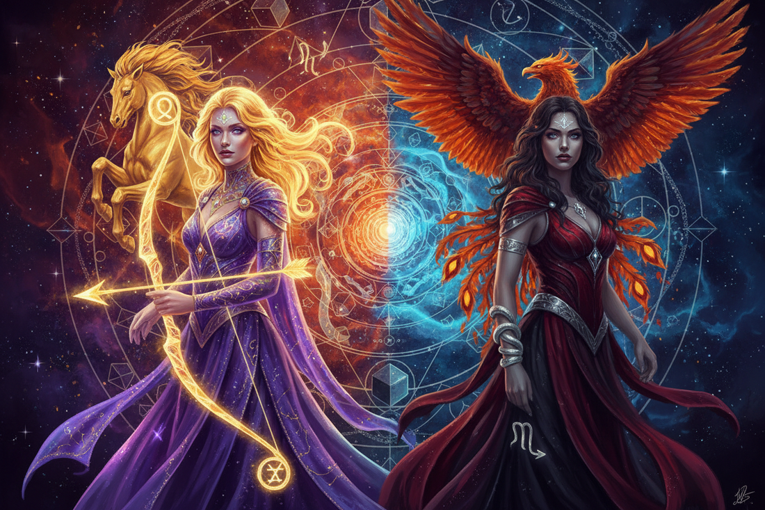 Sagittarius Mother with Scorpio Daughter: When the Archer Meets the Phoenix Nicole's ritual universe