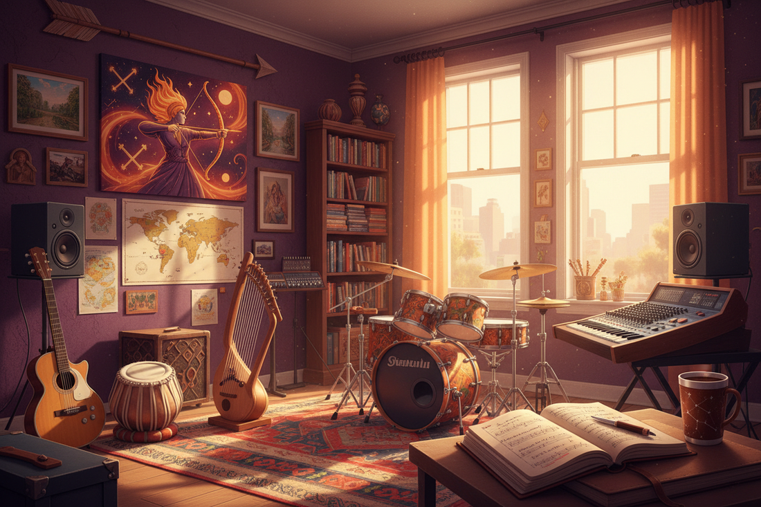 Sagittarius Musician: Making Music with Joyful Freedom, Global Rhythms, and Expansive Creative Spirit