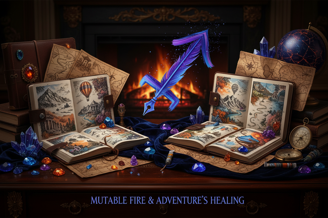 Sagittarius & Art Therapy: Travel Journaling & Adventure Art - Healing Through Expansion - Nicole's ritual universe