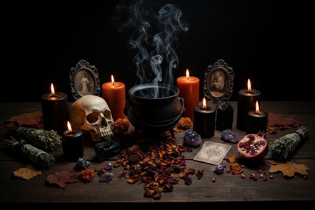 Samhain Altar: A Complete Guide to Halloween Altar Design, Ancestor Honoring & Spirit Work