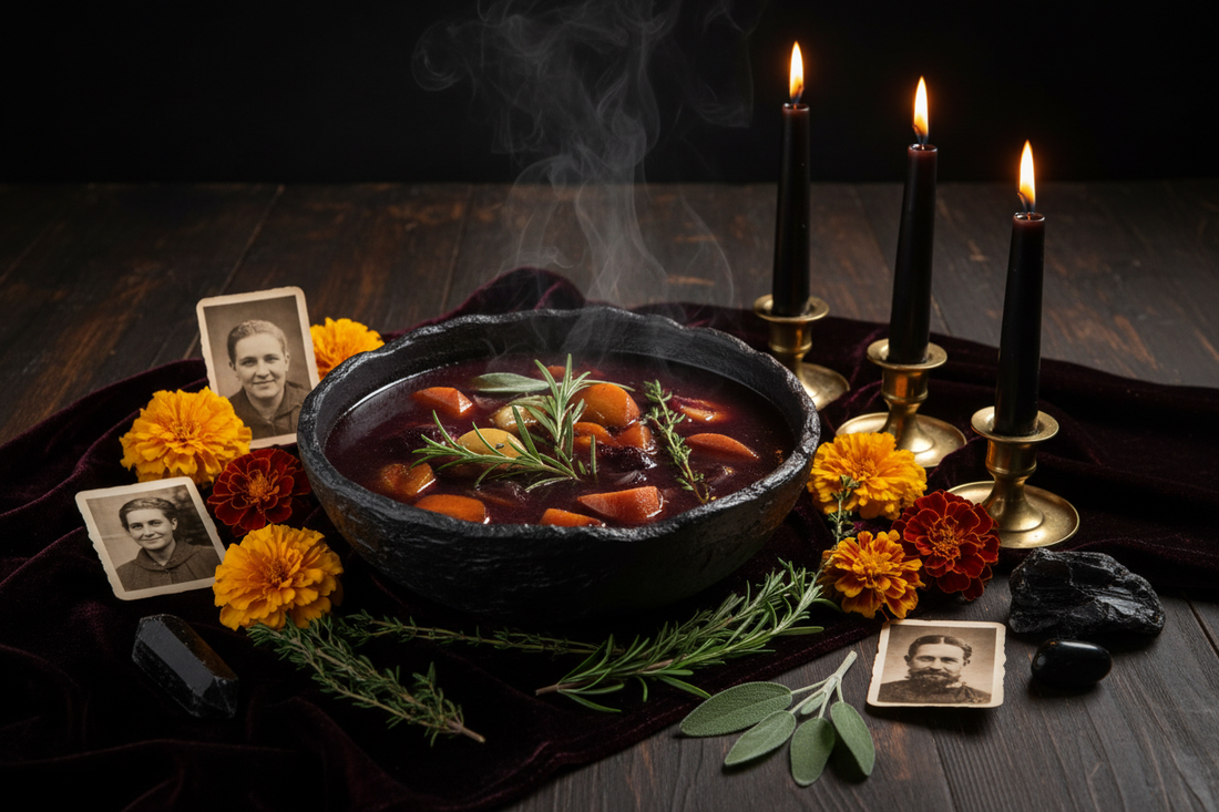 Samhain Ancestor Soup: Honoring the Dead Through Food Magic