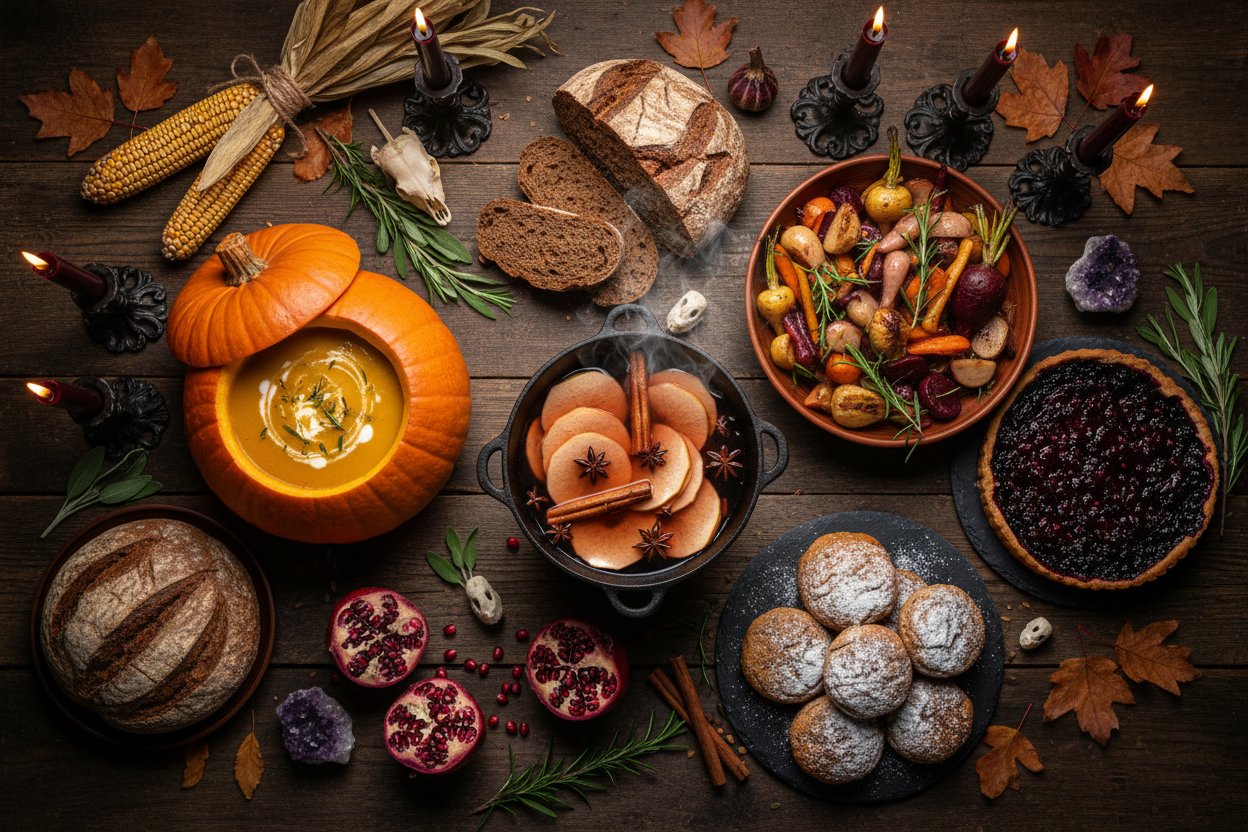Samhain Food & Recipes: Traditional Witch's New Year Feast | Soul Cakes ...