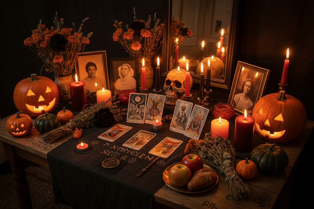 The Samhain Tarot Spread: Ancestor Work & Divination for Halloween Nicole's ritual universe