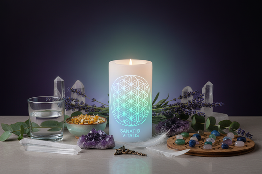 Sanatio Vitalis Candle: Healing Magic Circle