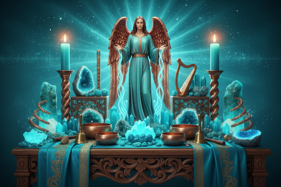 Archangel Sandalphon Crystals & Tools - Nicole's ritual universe
