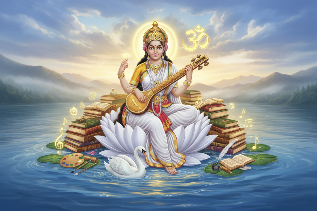 Saraswati's Wisdom: Content Creation as Sacred Practice