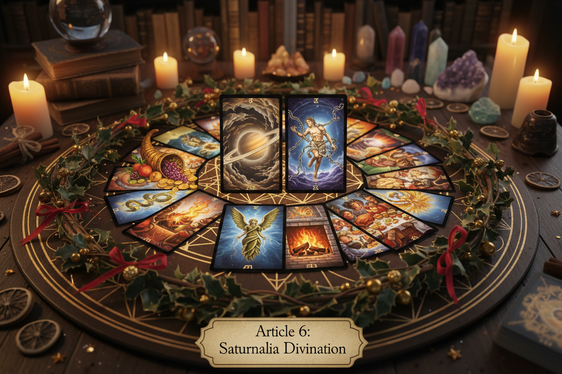 Saturnalia Divination: Saturn Tarot Spreads and Chaos Oracle Readings - Nicole's ritual universe