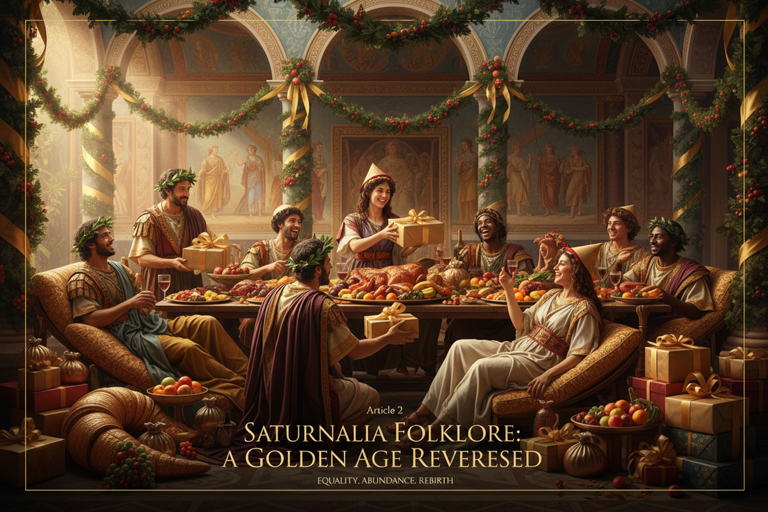 Saturnalia Folklore: Golden Age Legends, Role Reversal, and Gift Giving - Nicole's ritual universe