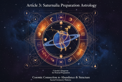 Saturnalia Preparation Astrology: Sagittarius Energy and Saturn Work