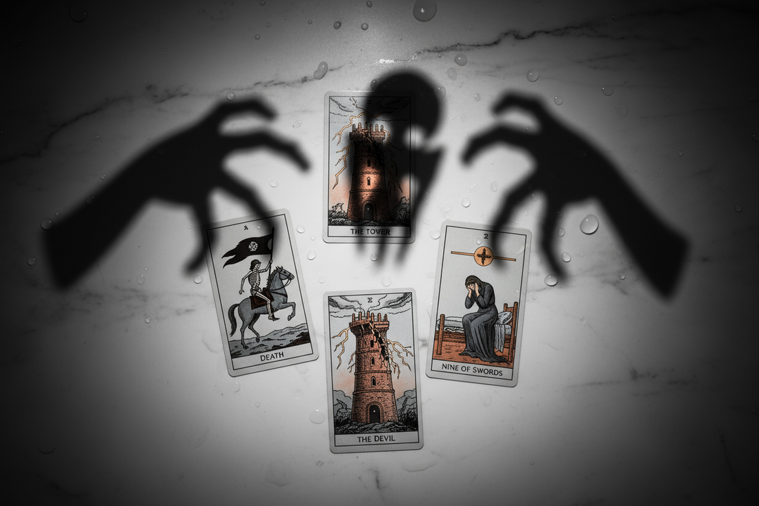 Tarot Reading Scared Me: What to Do When Cards Are Frightening - Nicole's ritual universe