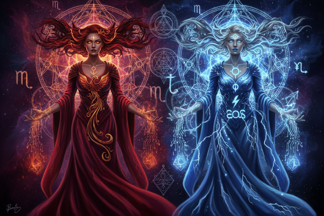 Scorpio Mother with Aquarius Daughter: When the Phoenix Meets the Revolutionary Nicole's ritual universe