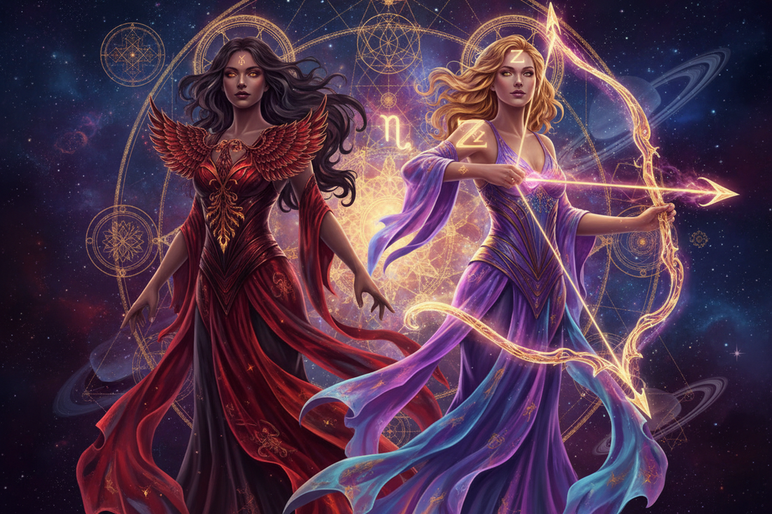 Scorpio Mother with Sagittarius Daughter: When the Phoenix Meets the Arrow Nicole's ritual universe