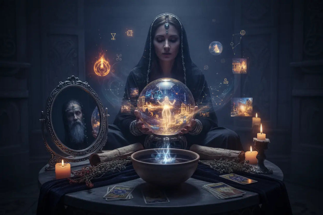 Scrying: Complete Guide to Crystal Ball & Mirror Divination Nicole's ritual universe