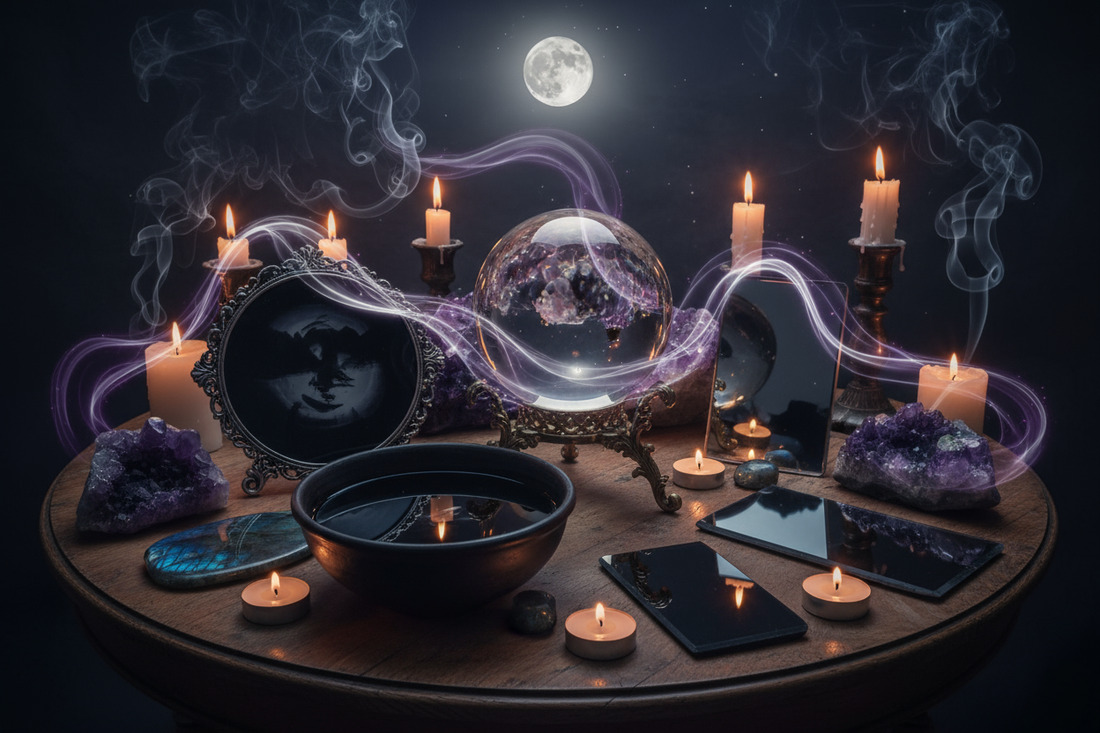 Scrying Methods: Mirror, Water & Crystal Ball Divination