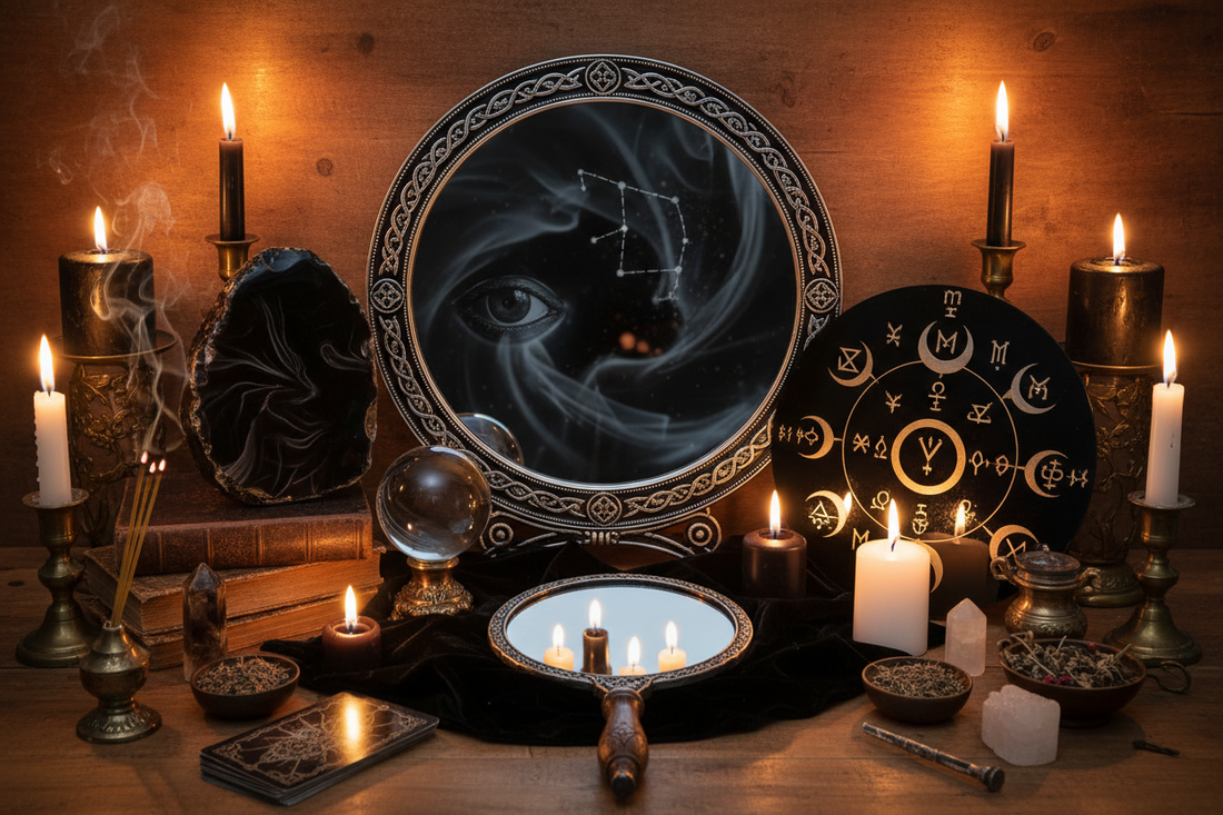 How to Create a Scrying Mirror from Scratch: Black Mirror Divination Tool