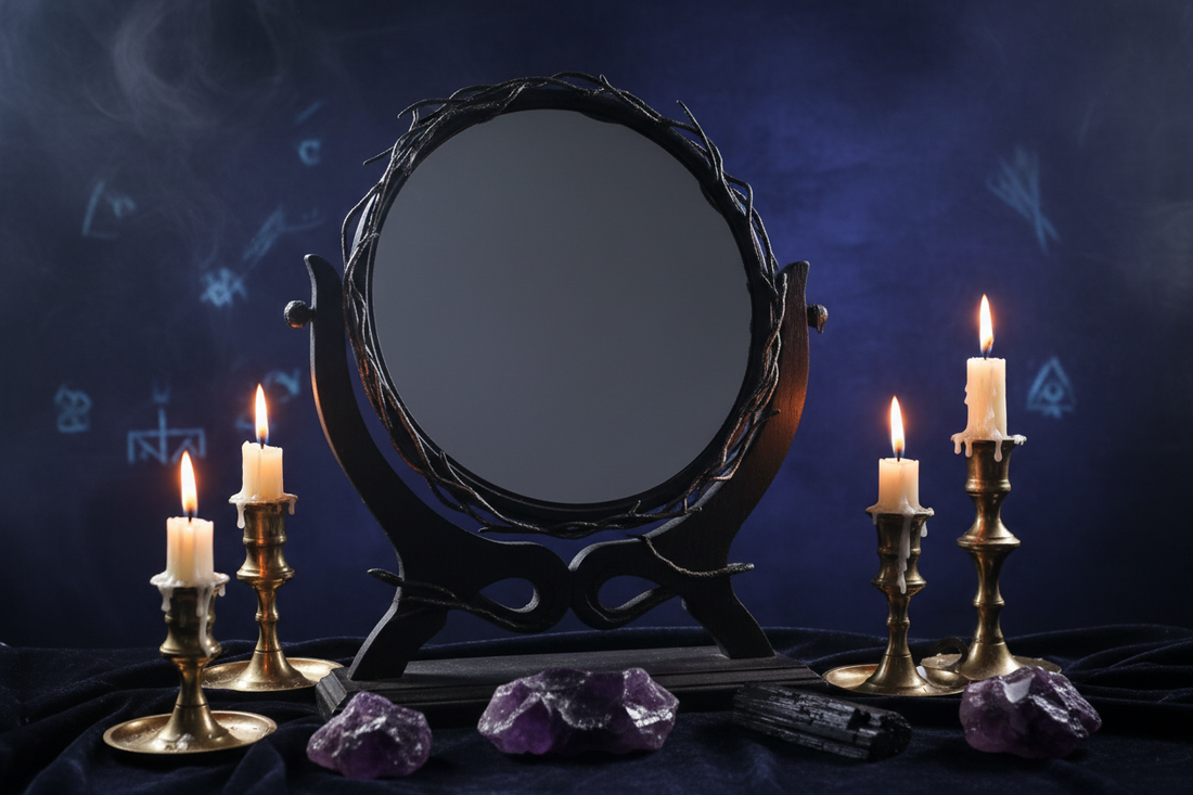 Scrying Mirror: How to See Visions in Black Mirror