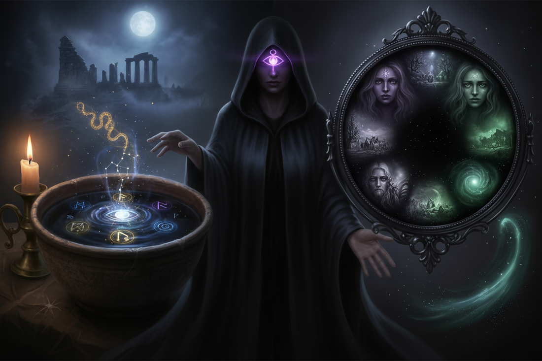 Scrying with Water and Mirrors - Nicole's ritual universe