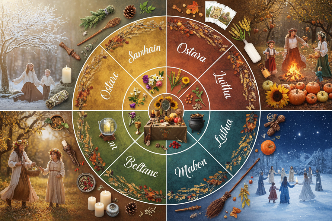 Seasonal Magic: Working with the Wheel of the Year & Nature's Cycles - Nicole's ritual universe